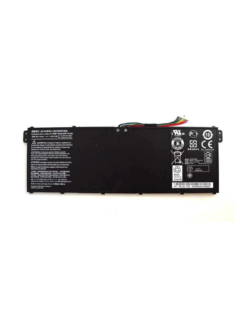 Terabyte 11.4V 3220mAh (36Wh) AC14B13J AC14B18J Battery for Acer Chromebook 11 B115-M B115-MP CB3-111 Aspire ES1-512 ES1-111m 3ICP5/57/80 - Image 1