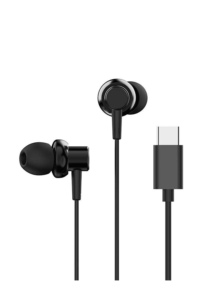iOsuite Typec Inear Headphones Titanium Black  - Image 3