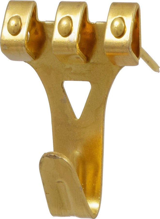 Hillman 122196 Brass Professional Picture Hangers (75lb) 2 Pack - Image 1