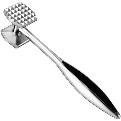 RASOIWARE Gourmet Multi Sided Meat Hammer - Meat Tenderizer for Pounding Meats, Nuts, Shellfish, ect, Hang Hole for Easy Storage, Hand Wash, Both Size - Image 1