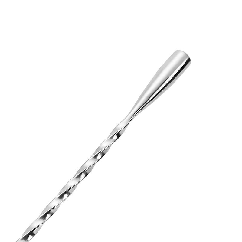 YOTIPP 2-Pack 12 Inches Stainless Steel Bartender Mixing Spoon Cocktail Stirrers, Spiral Pattern Bar Spoon Stirring Spoon with Long Handle - Image 4