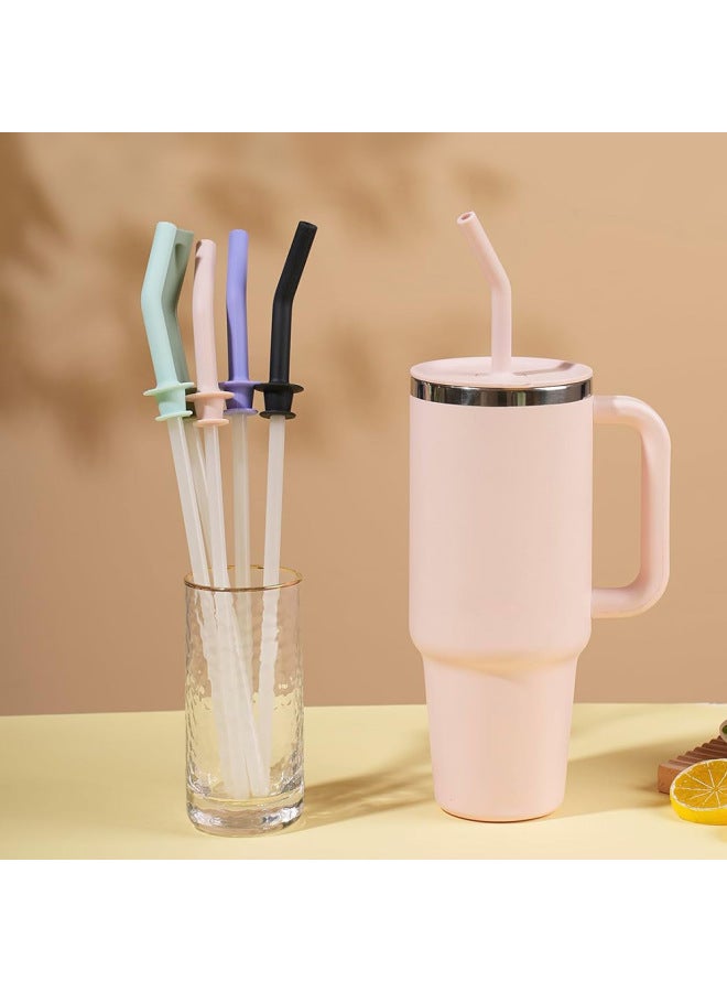 Cross-border Hydro Flask Water Cup Silicone Bite Valve Straw Replacement Piece Suitable For 20-40 Oz Straw Accessories-Color:Purple-Specifications:Elbow  - Image 3