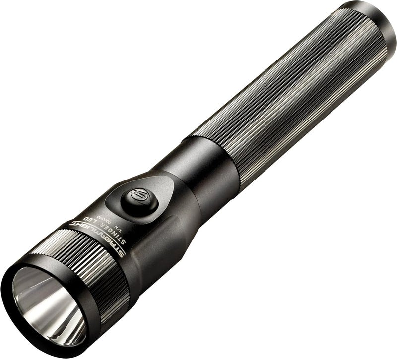 Streamlight مصباح فلاش LED قابل لإعادة الشحن من ستريملايت ستينجر مع شحن ذكي 12 فولت DC - أسود - Image 1