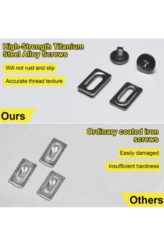 KASTWAVE SPD Road Bike Cleats for Shimano Speed-SL SM-SH10 SH11 SH12 Cleats- Indoor Outdoor Peleton Spin Cycling Pedals Cleat & Bicycle Clips Set  - Image 4
