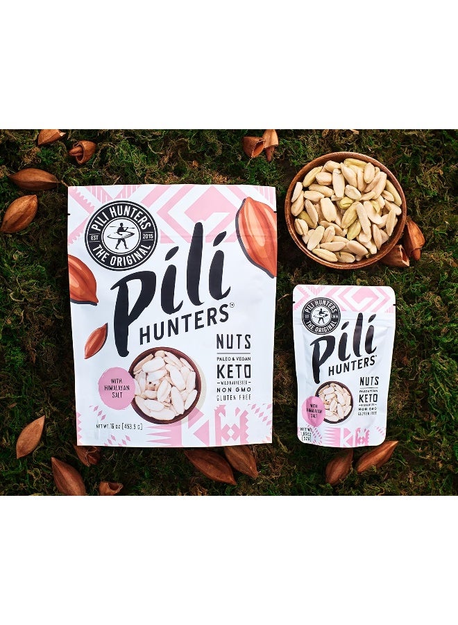 Pili Hunters - Wild Sprouted Pili Nuts, Himalayan Salt (1 lb Bag) Keto/Paleo/Vegan Snacks, Low Carb Energy, Gluten Free, No Sugar Added, Superfood, The Original - Image 3