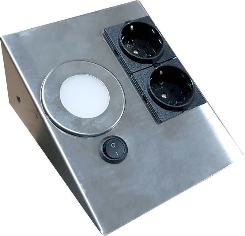 CATA CT-5109 1W Led Double Socket Under Counter Spot Lighting White Light  - Image 2