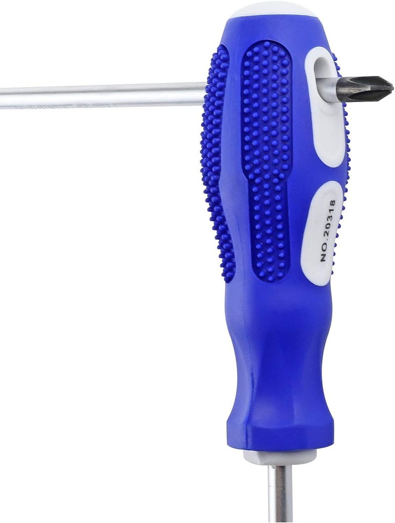 Nxtop 12-inch long Screwdriver Magnetic Tip Cross Head Flat Head NO.2 Screwdriver 2pack - Image 4