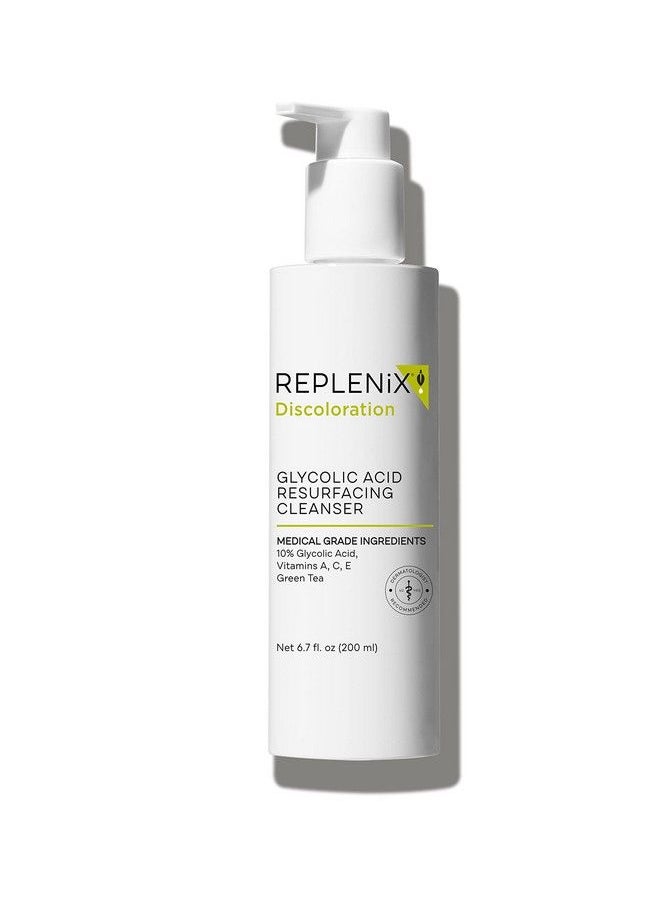Replenix Glycolic Acid Resurfacing Cleanser Medical Grade Brightening Face Wash Exfoliating Reduces Appearance Of Pores Uneven Skin Tone 6.7 Oz.  - Image 2