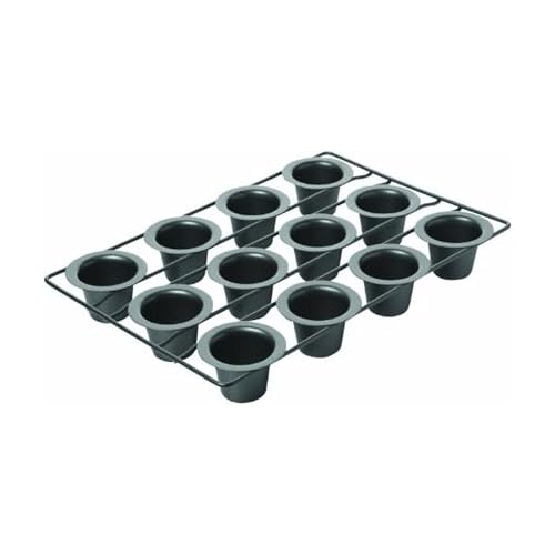 Chicago Metallic 26121 Professional 12-Cup Non-Stick Mini-Popover Pan, 16-Inch-by-10.75-Inch - Image 5