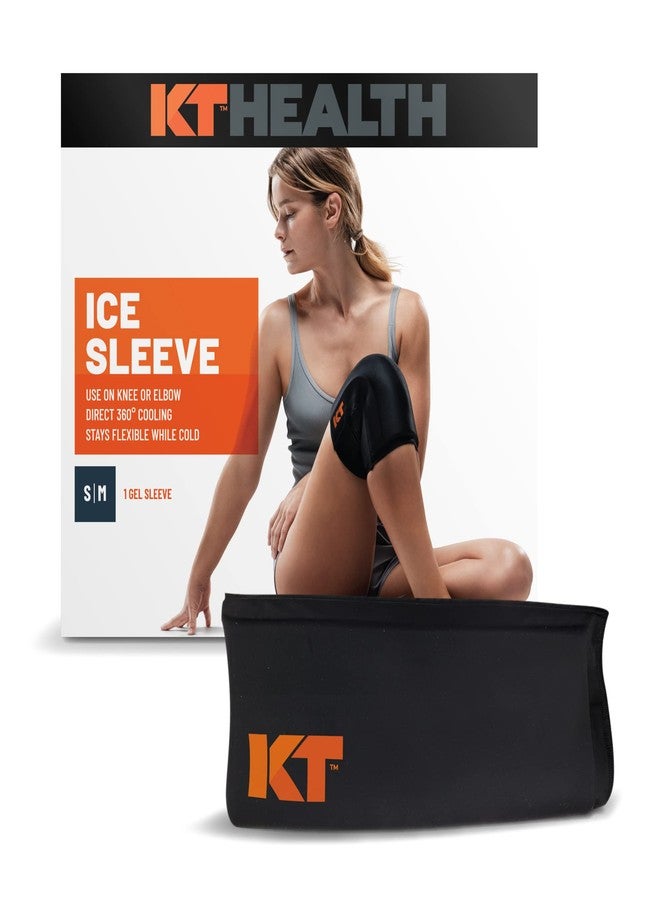 KT TAPE KT Recovery+ Ice Sleeve, Cold Therapy and Flexible Compression Sleeve for Sore Muscles and Joints, Small/Medium - Image 1