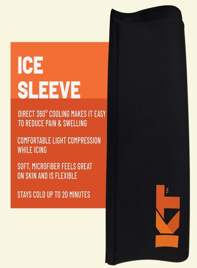 KT TAPE KT Recovery+ Ice Sleeve, Cold Therapy and Flexible Compression Sleeve for Sore Muscles and Joints, Small/Medium - Image 3