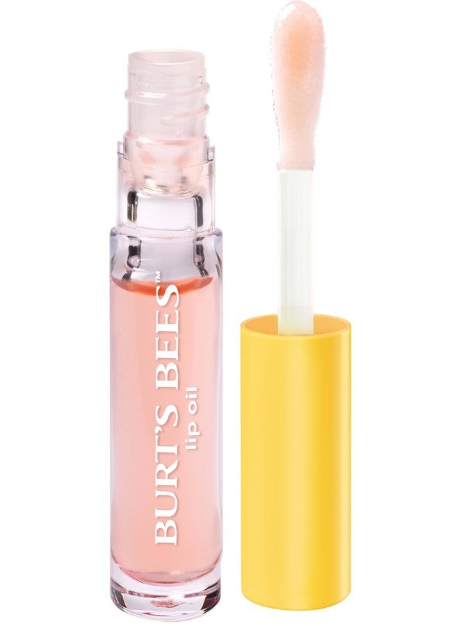 Burt's Bees Lip Oil Clear Day, Instant Hydration, Nourishes and Softens Lips, Tint Free, High Shine Finish, Responsibly Sourced Jojoba Oil, Non Sticky, Wand Applicator, 0.15 Ounce - Image 2