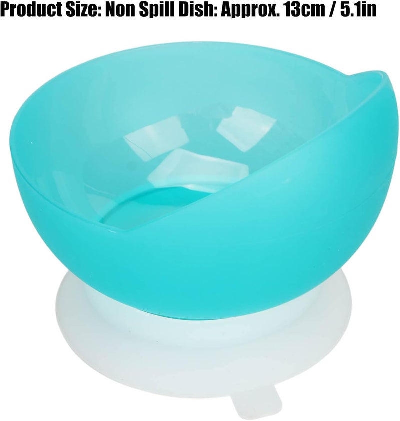 klarako Scklarako Dish, Scklarako PlatesScklarako Dish Plates Bowls with Suction Base Self Feeding Auxiliary Tableware for Elderly Adults - Image 2