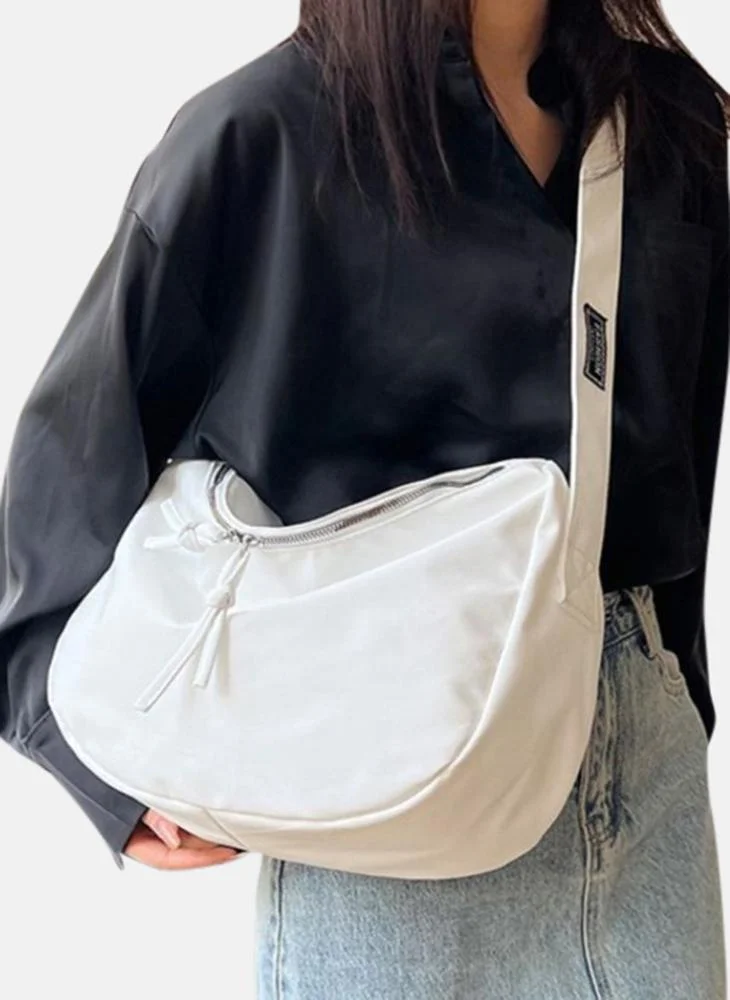 يونيكي White Plain Lifestyle Shoulder Bag