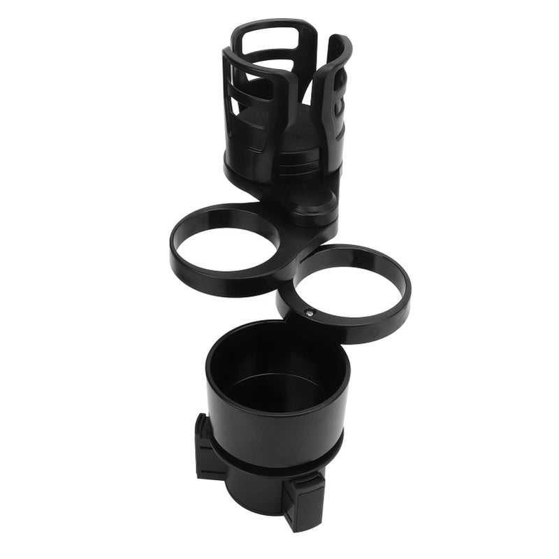 2 in 1 Universal Car Cup Holder Expander Cup Mount Extender Organizer with Adjustable Base - Image 5