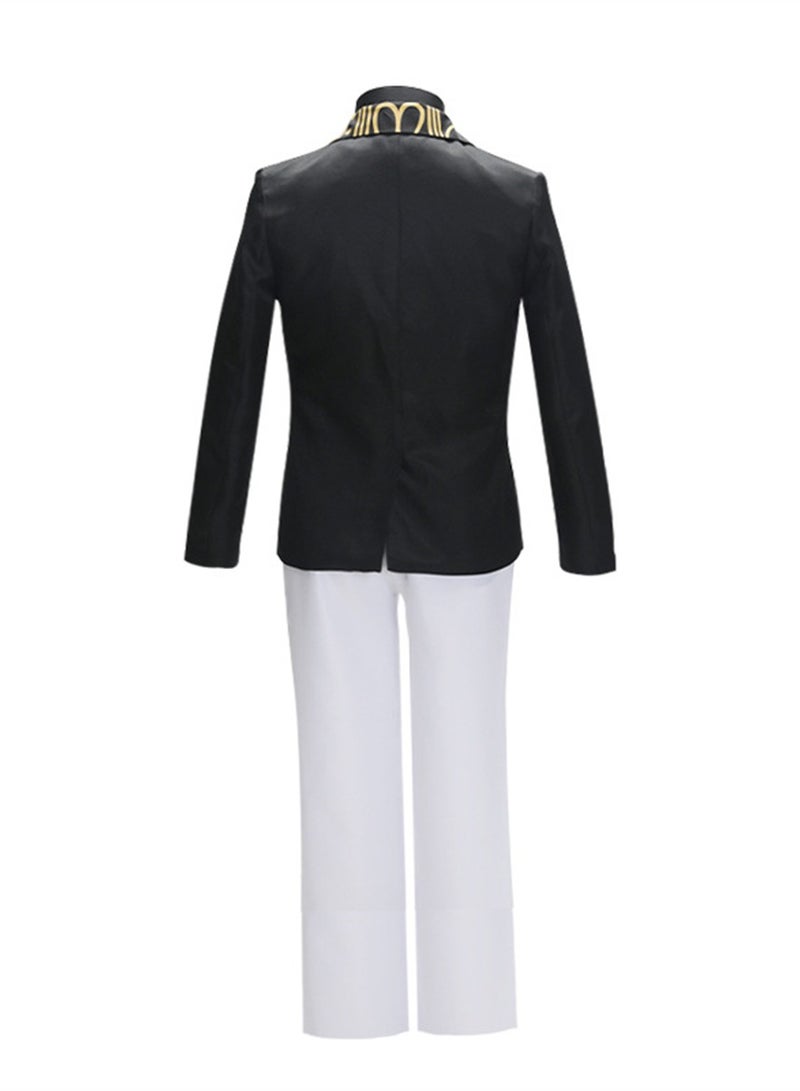Demon Slayer Kimetsu no Yaiba costumes Ghost Dance Tsuji Muzan cos suit cosplay clothes tie hat - Image 3