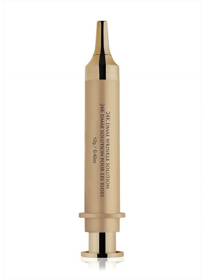 Orogold - OROGOLD 24K DMAE Wrinkle Tightening Solution - Advanced Serum for Wrinkles and Fine Lines - Non Surgical Syringe with DMAE and Hyaluronic Acid - Image 1