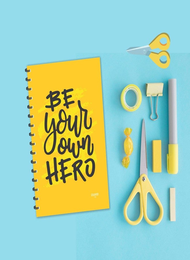 ESCAPER Be Your own Hero Motivational Quotes Diary (Ruled - A5-8.5 x 5.5 inches), Quotes Diary, Diary Notepad, Diary for Boys, Diary for Girls, Diary for Kids, Diary for Office, Diary for Gift - Image 4