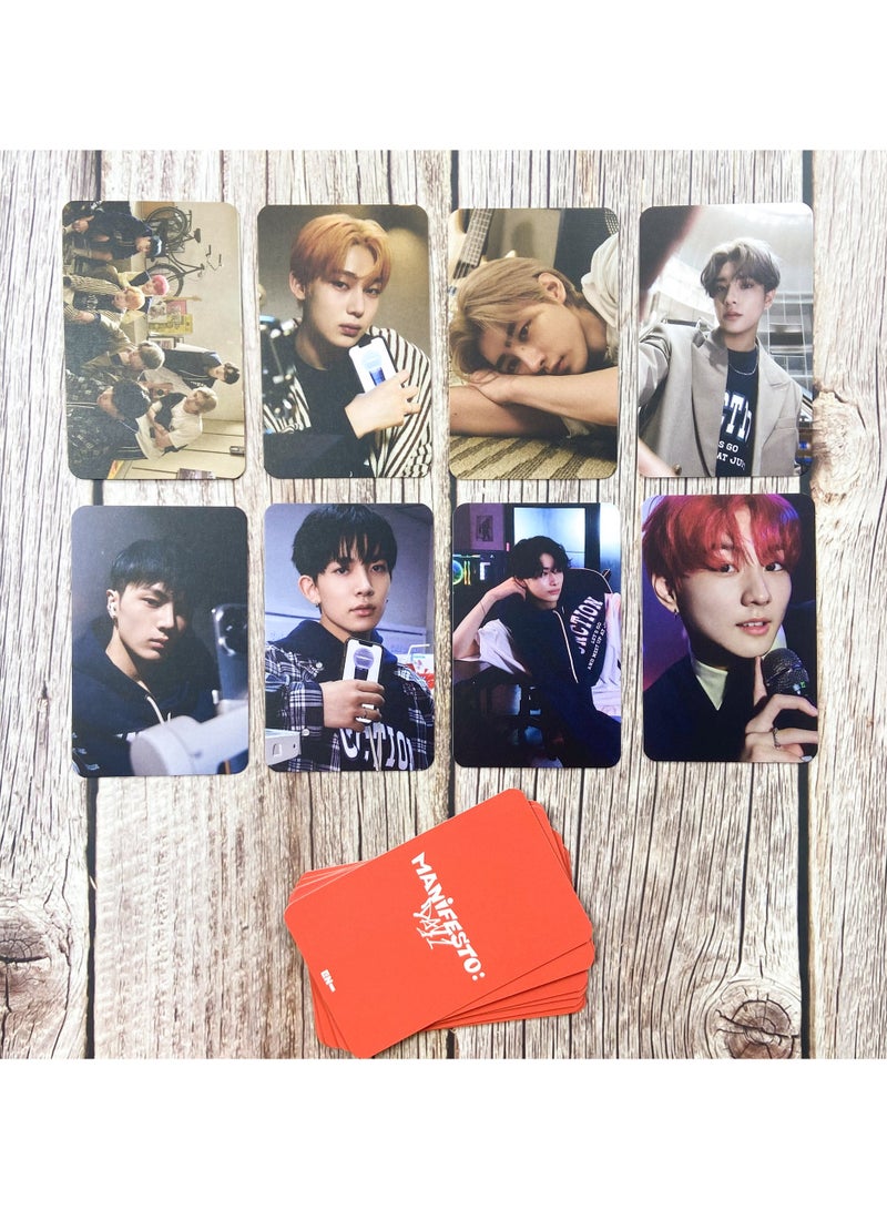 NIBEMINENT 8 قطع بطاقات لومو كيبوب إنهيبن مانيفيستو: اليوم 1 لهدايا مجموعة المعجبين - Image 3