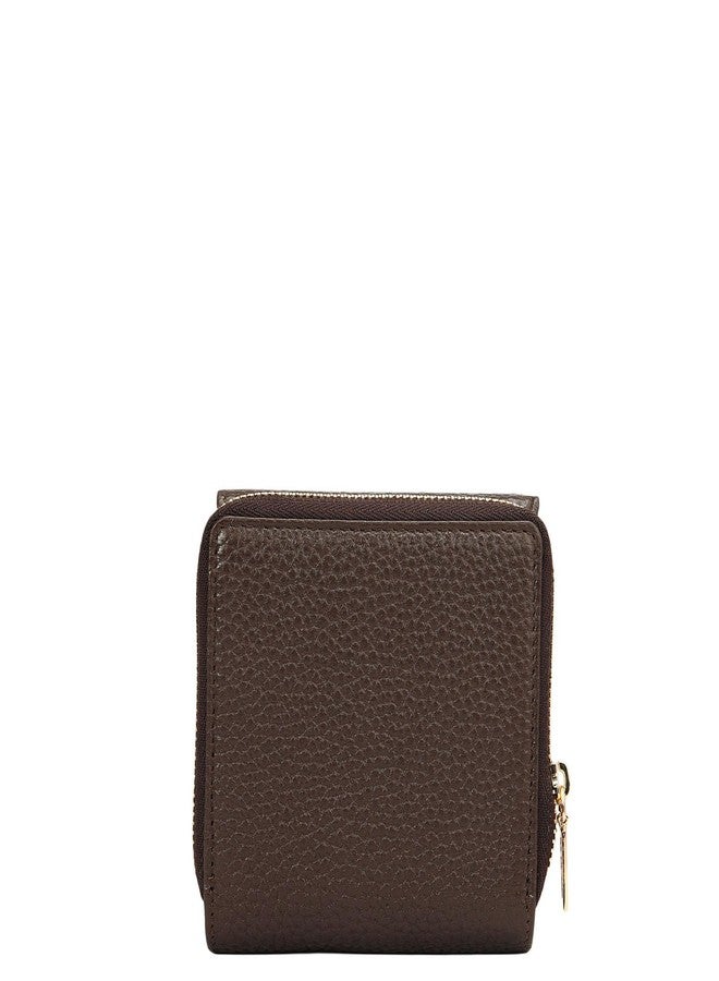 Da Milano Leather Wallet for Women - Brown (10033OL) - Image 5