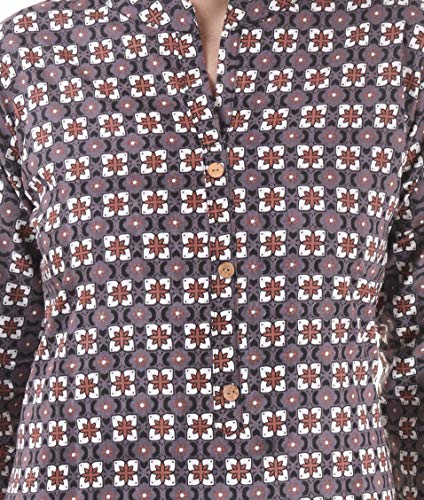 Chichi Indian Women's Printed Cotton Kurti Multi-Color For Casual/Daily/Party Wear - Image 4
