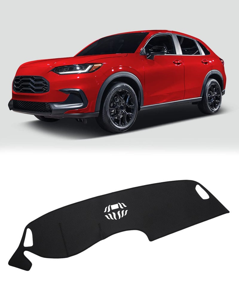 FIILINES Dash Cover Compatible with Honda HR-V 2023 2024 HRV Dashboard Mat HRV Accessories Mesh Dash Mat Sunshade Nonslip Protector No Glare