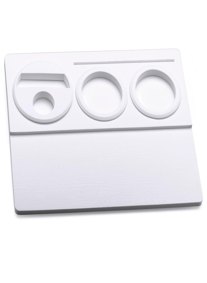 Normcore Tamping Mat - White Espresso Tamping Station - Coffee Tamper Mat - Patent Pending - Portafilter Mat For Baristas - Food Grade Non-Slip Silicone - Image 1