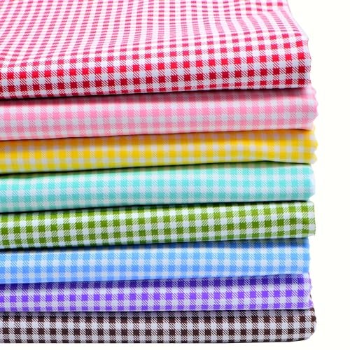 iNee Gingham Fat Quarters Fabric Bundles, Quilting Fabric for Sewing Crafting, 18 x 22 inches, (Gingham) - Image 3