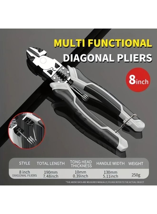 كماشات متعددة الاستخدام عالمية مائلة لقطع الأسلاك وأدوات الأجهزة - Image 1