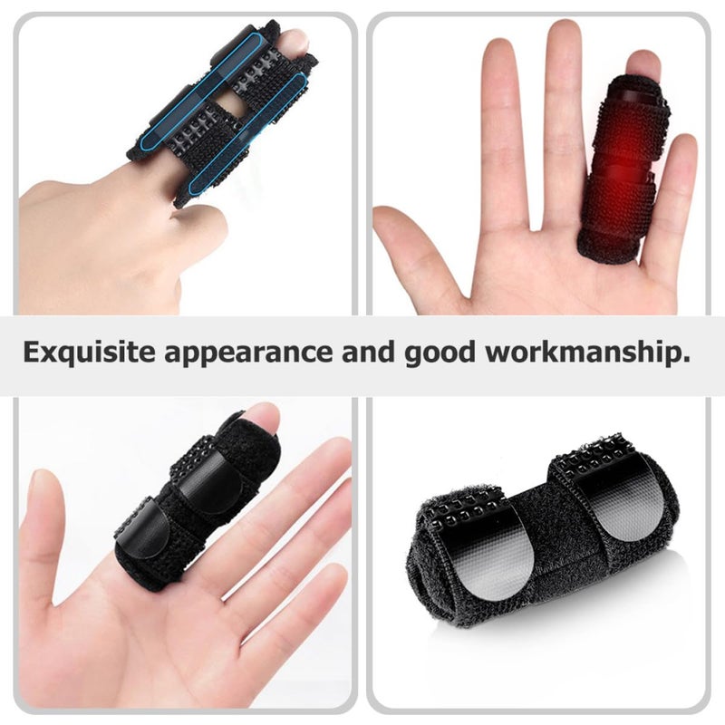 Adjustable Finger Splint Support Finger Retainer Belt Portable Protective for Sprains Tendon Injury Stabilization and Sports - Image 4