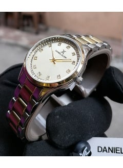 DANIEL KLEIN Silver Gold Steel Strap Women's Wristwatch Waterproof  - Image 3