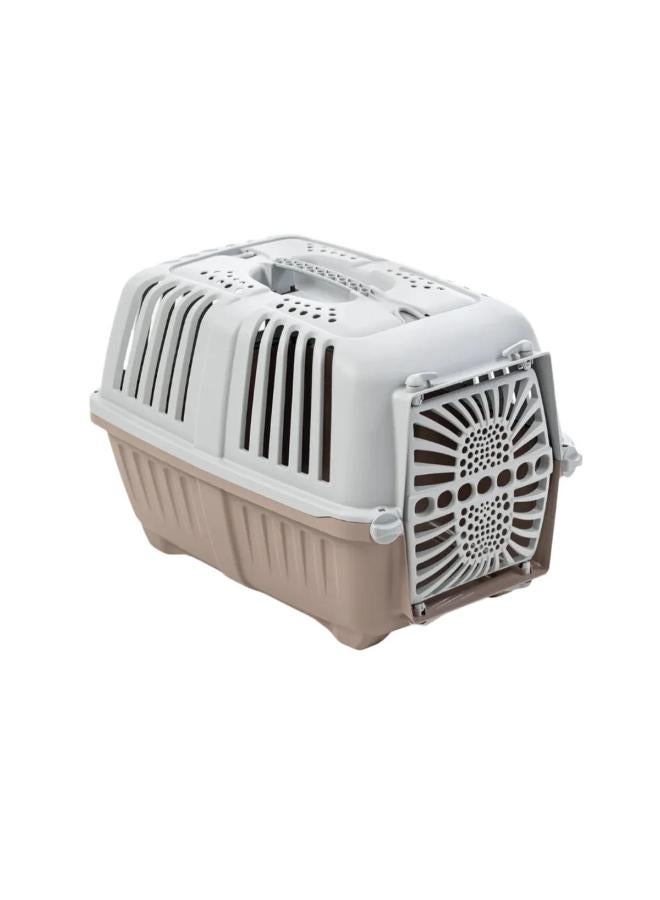 Pratiko Plastic Crate for Pets (beige)