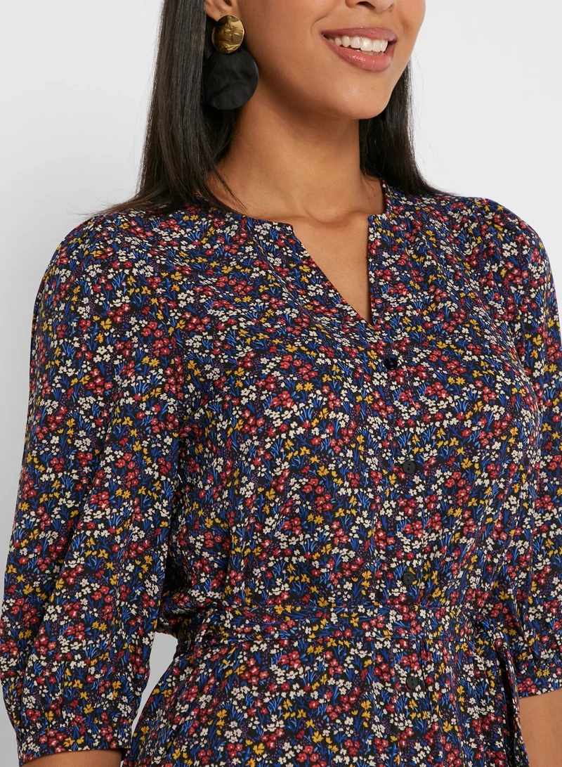 VERO MODA V-Neck Printed Dress