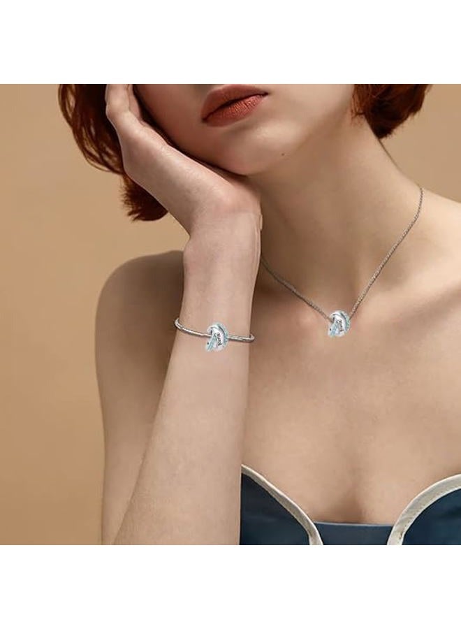OutstandLong January to December Months Birthstone Crystal Charms for Charm Bracelet Necklace for Women Family Love Birthday Gift, metal, base - Image 2