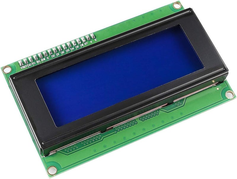 صن فويندر حزمة مكونة من 2 وحدة LCD 2004 20x4 مع محول واجهة IIC I2C، إضاءة خلفية زرقاء، متوافقة مع MEGA2560 Arduino R3 Raspberry (تشمل I2C) - Image 3