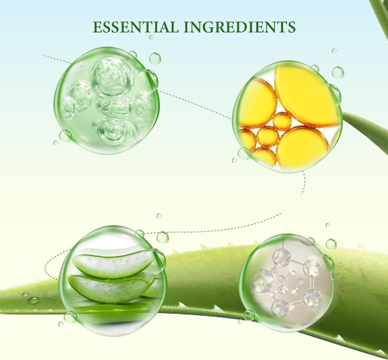 FANMIN Under Eye Patches, 30 Pairs Aloe Vera Eye Mask for Dark Circles, Puffy Eyes, Wrinkles,Skincare for Women & Men - Image 2
