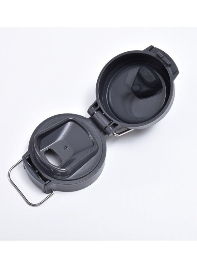 ارواق زجاجة مياه من الفولاذ المقاوم للصدأ سعة 24 أونصة مع شاكر بروتين - معزولة بجدار مزدوج، خالية من مادة BPA، مانعة للتسرب، أدوات شرب للسفر مع غطاء سريع الفتح للمشروبات الساخنة والباردة، لون بيج - Image 5