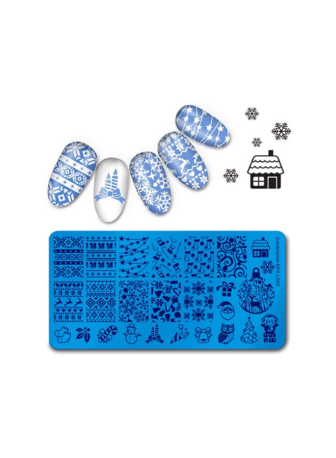 brunson Nail Stamping Plates Nail Art Stamping Stamper Scraper Tool for Professional Manicure and Pedicure Perfect Stencil for Beautiful Nail Designs in Salons and at Home Nail Art Templates