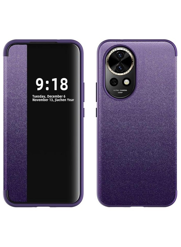 General for Huawei Nova 13 Smart Clear View Cover,Ultra Slim Leather Flip Protective Cover for Huawei Nova 13 