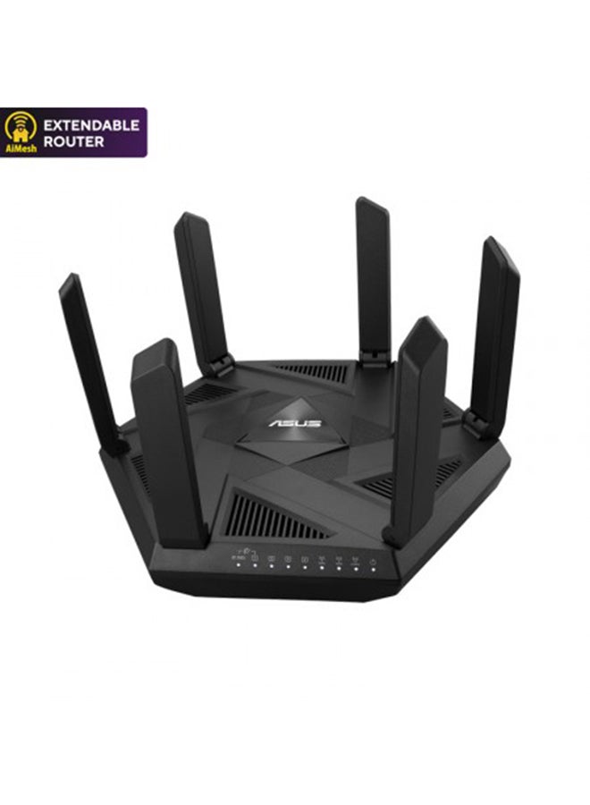 ASUS RT-AXE7800 TRI BRAND WIFI 6E PERFOMANCE ROUTER 2.5 G SUPPORT 90IG07B0-MU9B00 Black - Image 2
