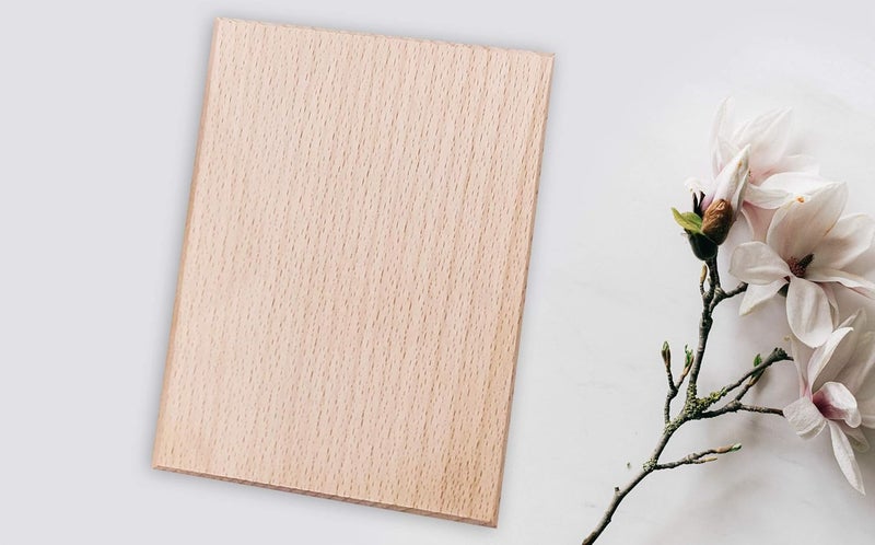 GFTBX BeechWood Plain Wooden Board (5x4 In, Blank) - Image 1