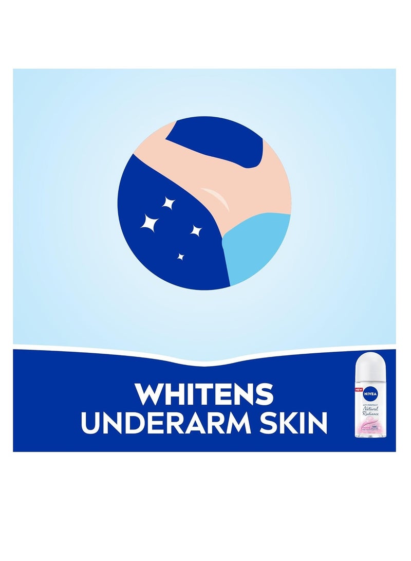 نيفيا مزيل للعرق للنساء ناتشورال فيرنس من نيڤيا رول أون 50 ملليلتر منعش - Image 2