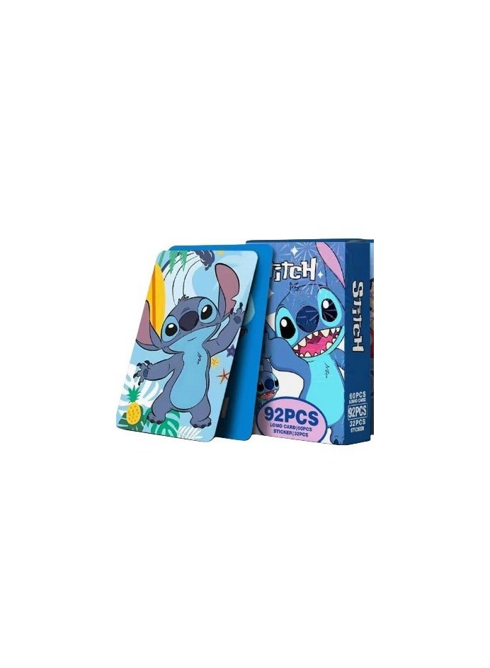 NIBEMINENT 92 Pcs Cartoon Stitch Lomo Cards Card For Fans Collection Gifts - Image 3