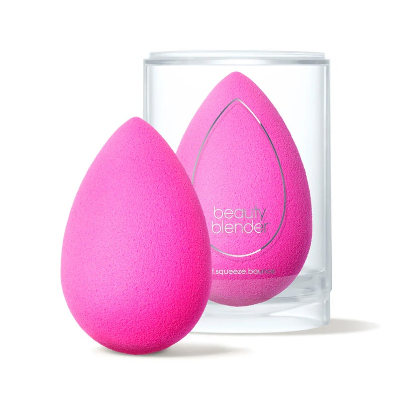BeautyblenderÂ® | Original Pink Beauty Blender Makeup Sponge, Super-Soft Foam Easily Blends Foundations, Powders & Creams, Made in USA, Reusable, Washable, Streak Free Application, Vegan, Cruelty Free - Image 1