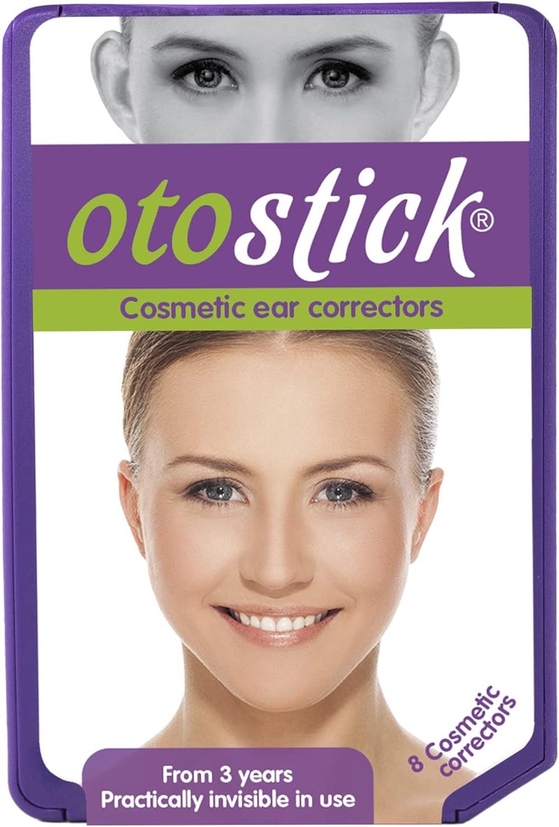 Otostick - 8 Count Cosmetic Discreet Protruding Ear Corrector - Corrective Ear Care Products for Ear Pinning Without Surgery from 3 Years of Age - Image 1