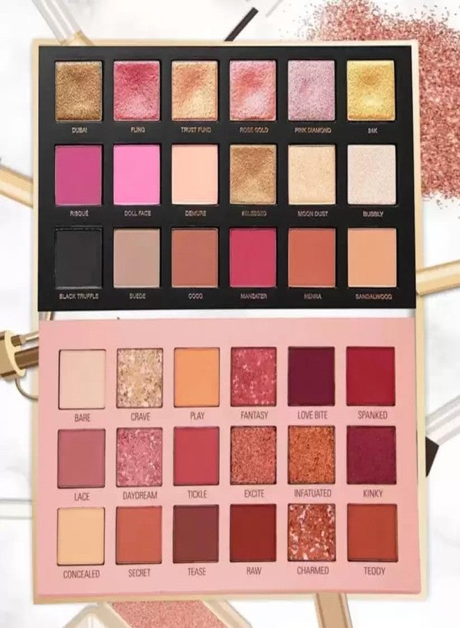 AFFLANO Nude Eye Shadow Palette and Rose Gold Eyes...