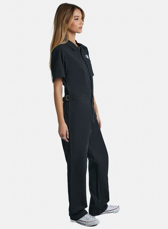 FOREVER 21 Embroidered Ford Patch Coveralls - Image 4