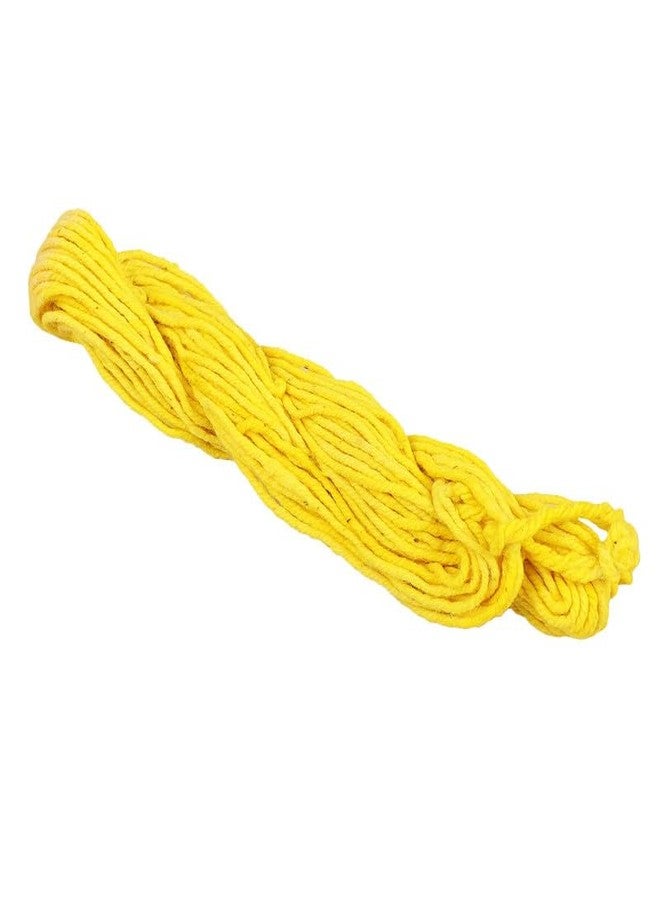 ROLIMOLI Yellow Cotton Janeu Sacred Thread for Puja Pure Cotton Mota Dhaga Religious Ritual Thread (Standard) - Image 2