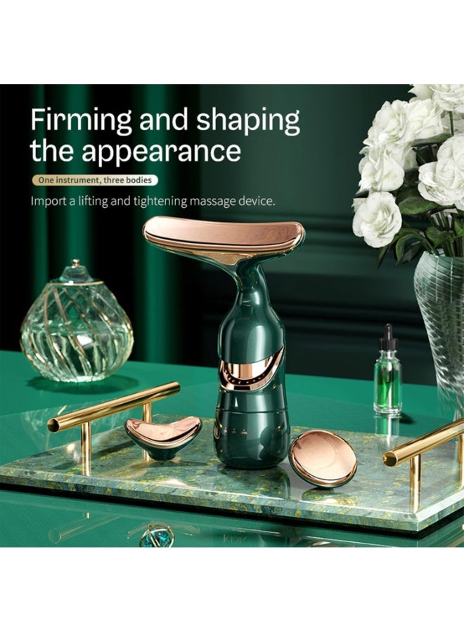 3-in-1 Face Lifting Device – EMS Beauty Facial, Neck & Eye Massager – Anti-Aging & Slimming Skincare Tool - Image 2