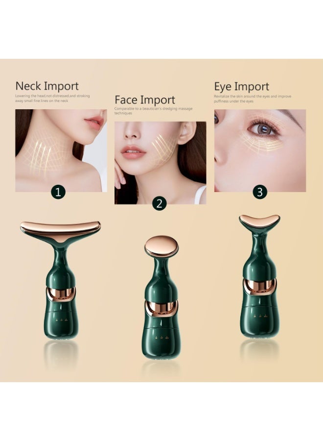 3-in-1 Face Lifting Device – EMS Beauty Facial, Neck & Eye Massager – Anti-Aging & Slimming Skincare Tool - Image 4